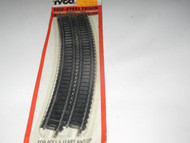 HO TRAINS VINTAGE TYCO CARD OF 4 SECTIONS OF 18" RAD. TRU-STEEL TRACK-NEW--S31UU