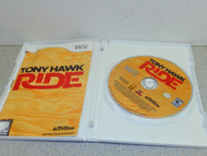 NINTENDO WII VIDEO GAME-- TONY HAWK RIDE --- CASE, MANUAL & DISC --- USED