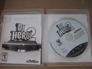 PLAYSTATION 3 GAME DJ HERO 2 W/MANUAL AND CASE DATED 2010