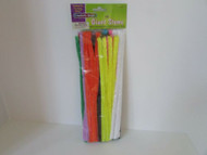 CREATIVITY STREET GIANT STEMS PIPE CLEANERS 50 PC 12MM ASST COLORS 12"L NEW L24