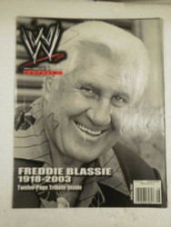 WWE MAGAZINE- VOL.22 NO.8- AUGUST 2008- FREDDIE BLASSIE- GOOD CONDITION- W3