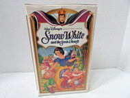 WALL DISNEY SNOW WHITE & SEVEN DWARFS MASTERPIECE VHS TAPE CLAMSHELL CASE 1524