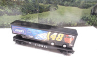 LIONEL- 26350 NASCAR FLAT CAR W/LOWES #48 TRAILER - 0/027- EXC. B7B