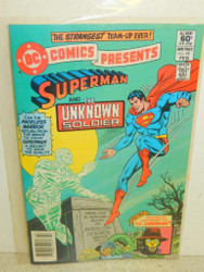 VINTAGE DC COMIC- SUPERMAN & THE UNKNOWN SOLDIER NO.42- FEB. 1982- GOOD- L5