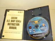PLAYSTATION 2- SOCOM U.S. NAVY SEALS --- DISC MANUAL CASE
