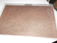 HO VINTAGE SUPERQUICK PAPERS- SHEET OF RED RUBBLE WALLING - NEW- S31UU