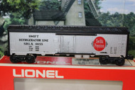 LIONEL MPC - 0/027 SCALE - 9855 SWIFT'S. BILLBOARD REEFER- LN- WRONG BOX - S27