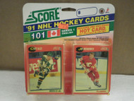 OLDER HOCKEY CARDS SCORE 1991- CANADIAN ENGLISH SERIES 1- CURT GILES- NEW- L136