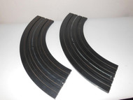AURORA MODEL MOTORING- TWO SECTIONS OF 1519 - 9" RADIUS CURVE TRACK W/PINS - H41