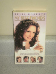 VHS MOVIE- MY BEST FRIENDS WEDDING- JULIA ROBERTS- USED- L95