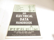 HO ELECTRICAL DATA HANDBOOK - REPRINT - GREAT INFO- LN - H1