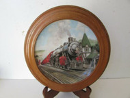 THE ALTON LIMITED GREAT AMERICAN TRAIN SERIES PLATE F5283 JIM DENEEN FRAMED S1