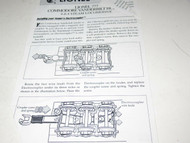LIONEL - INSTRUCTIONS FOR INSTALLING ELECTROCOUPLER ON C.V. HUDSON - GOOD - M41