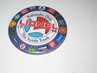 LIONEL PIN - 3 1/2' - INSIDE TRACK - RAILROADER CLUB- 1994 ' - EXC- H19