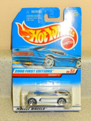 HOT WHEELS- DEORA II- 2000 FIRST EDITIONS- NEW ON CARD- L37
