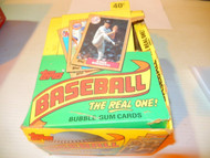 BASEBALL CARDS --TOPPS- 1989 'THE REAL ONE' SET - OPENED BOX- - S1