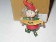 CHRISTMAS ORNAMENTS WHOLESALE- RUSS BERRIE- #13817 'AVA'- (6) - NEW -W8