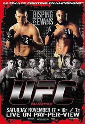 UFC 78 - Validation (DVD, 2008) BISPING VS EVANS DVD L53B