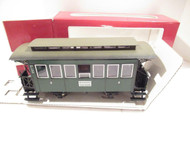 G SCALE - LGB TRAINS 3020 Green 2 axle Passenger Car Asendorf- LN- BOXED- HB1