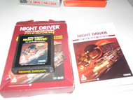 ATARI VIDEO GAME - NIGHT DRIVER - BOXED W/INSTRUCTIONS -