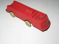 VINTAGE WANNATOYS - RED RUBBER FIRE ENGINE - GOOD - H12A