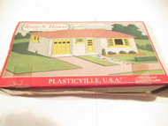 VINTAGE PLASTICVILLE KIT- 0/027 - 1603 RANCH HOUSE - BOXED EXC.- M5O