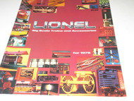 LIONEL TRAINS- 1978 MPC 0/027 SCALE CATALOG- NEW - H37