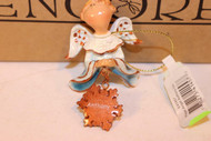 CHRISTMAS ORNAMENTS - WHOLESALE- RUSS BERRIE- #41457- 3 ANGELS- "ANTHONY"- NEW