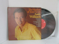 THE SHADOW OF YOUR SMILE ANDY WILLIAMS COLUMBIA 2499 RECORD ALBUM