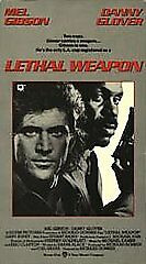 LETHAL WEAPON MEL GIBSON DANNY GLOVER VHS VIDEO TAPE L42G