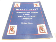 HARRY GRANT CO-FOUNDER / INVENTORY LIONEL MANUFACTURING COMPANY BOOK -LN- M49