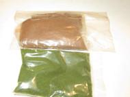 SMALL BAGS OF EARTH AND GRASS FOR LAYOUT - ON SALE - NEW- H1