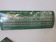 DEPT 56 52116 VILLAGE ACRYLIC ICICLES 4 PIECES NEW IN PKG CUT TO SIZE