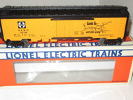 LIONEL LIMITED PRODUCTION- 52135- L.O.T.S 1998 A.T.S.F. REEFER- 0/027 -NEW- B10A