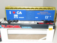 THE LIONEL VAULT- 19905- I LOVE CALIFORNIA BOXCAR - 0/027- NEW- B10A
