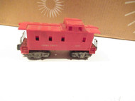 LIONEL POST-WAR - 1007 SCOUT CABOOSE- TWO DIFFERENT COUPLERS - 027 - FAIR - P3