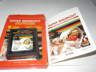 ATARI VIDEO GAME- SUPER BREAKOUT BOXED W/INSTRUCTIONS -