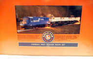 LIONEL 21752 CONRAIL UNIT TRAILER TRAIN SET W/TMCC & RS 'O' GAUGE - FACTORY NEW