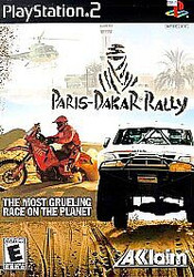 PLAYSTATION 2 VIDEO GAME PARIS-DAKAR RALLY DISC MANUAL & CASE