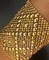  SG Liquid Metal Bracelet 24K Gold Mesh Wide Cuff B26 by Sergio Gutierrez (B26AG)