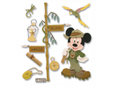 Jolees 312392 Disney Vacation Dimensional Sticker-Jungle Mickey