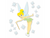 Jolees 281088 Disney Princess Dimensional Sticker-Tinker Bell