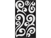 Jolees 426213 Bling Stickers-Silver Puffy Flourish