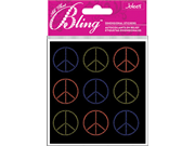 Jolees 426227 Bling Stickers-Peace Seals
