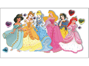 Jolees 364787 Disney Princess Le Grande Jewel Dimensional Sticker-Multiple Princesses
