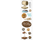 Karen Foster 449856 Cat Clear Stickers 2.5 in. x 10 in. -Cool Kitty
