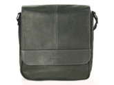 Kenneth Cole Colombian Leather Flapover Tablet Bag Black