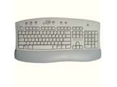 Logitech Wireless Keyboard - USB & PS/2 - Multimedia - Brown Box