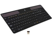 Logitech Black RF Wireless solar-powered Keyboard