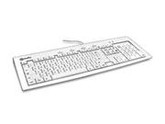 macally IKEY5 Ice white Wired Keyboard for Mac